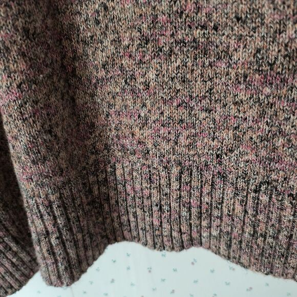 J Jill Sweater Womens 3X Multicolor Marled Pullover Turtleneck Relaxed Cozy - Picture 6 of 15